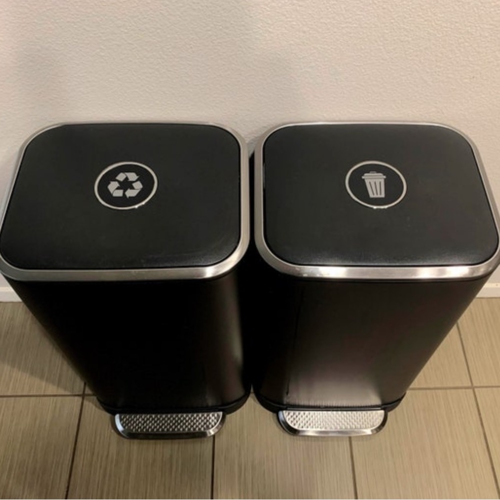 Trash and Recycling Decals | Trash Can Labels, Recycling Sticker | Stickers ONLY
